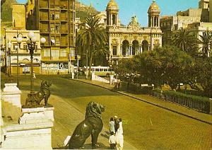 ORAN APRES 62 OPERA VU DEPUIS LES LIONS DE LA MAIRIE